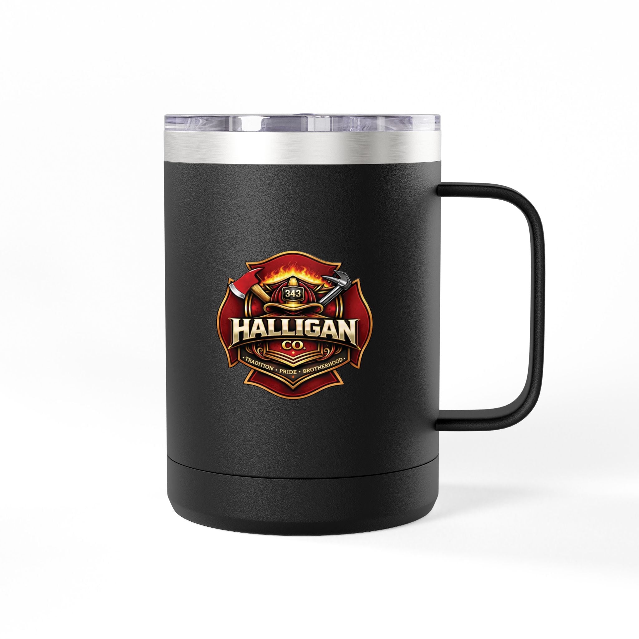 Halligan Co. 15oz Coffee Tumbler Mug